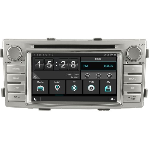 Штатная магнитола Ksize W2-E8138T для Toyota Hilux 2012+