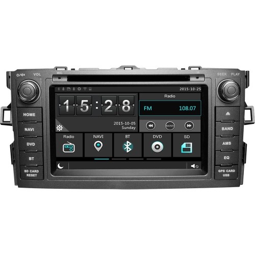 Штатная магнитола Ksize W2-E8135T для Toyota Auris 2007-2012