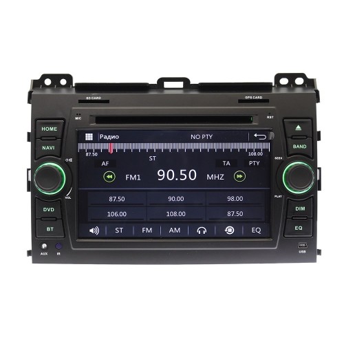 Штатная магнитола Ksize W2-E8129T для Toyota Land Cruiser Prado 120 2002-2009