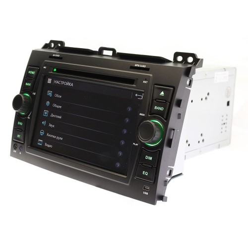 Штатная магнитола Ksize W2-E8129T для Toyota Land Cruiser Prado 120 2002-2009