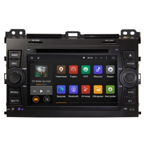 Штатная магнитола Ksize DVA-ZN7068 Lexus GX 2002-2009 Android 6.0.1