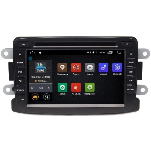 Штатная магнитола Ksize DVA-ZN7050 для Lada Xray 2016+ Android 6.0.1