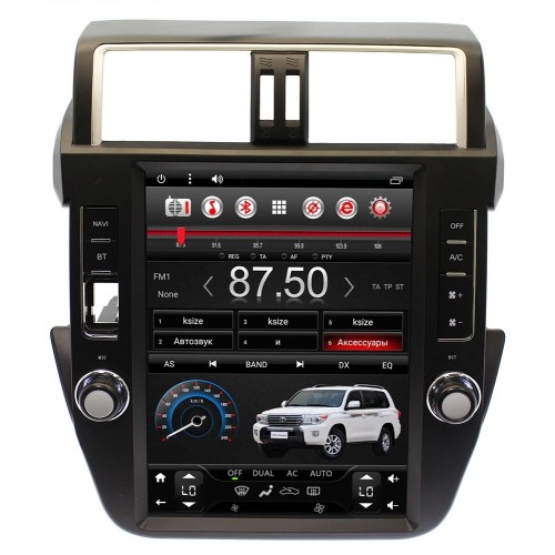 Штатная магнитола Ksize DVA-CF3091MA для Toyota LC Prado 150 2013-2017 Android 6.0.1