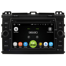 Штатная магнитола Roximo CarDroid RD-1105D для Toyota Land Cruiser Prado 120 2002-2009 (Android 10.0) DSP