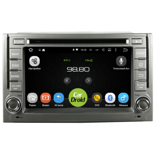 Штатная магнитола Roximo CarDroid RD-2007D 2007-2016 для Hyundai Starex, H1 (Android 10.0) DSP