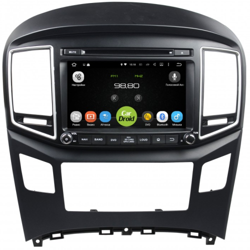 Штатная магнитола Roximo CarDroid RD-2017D для Hyundai H1 2016-2017 (Android 9.0) DSP