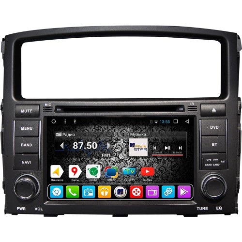 Штатная магнитола DayStar DS-7007HD для Mitsubishi Pajero 4 на ОС Android 9.0