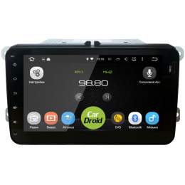 Штатная магнитола Roximo CarDroid RD-3706 для Skoda 8 (сенсорная) Android 9.0