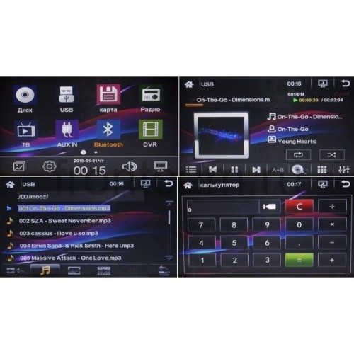 Штатная магнитола Ksize DV-J6920GPS для Toyota Universal на WinCE 6.0