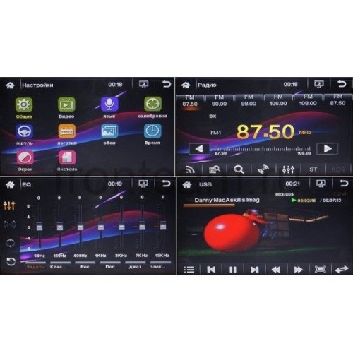 Штатная магнитола Ksize DV-J6229GPS для Toyota Universal на WinCE 6.0