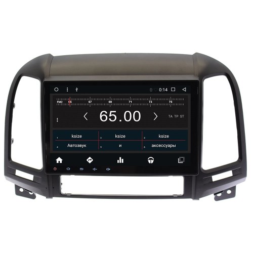 Штатная магнитола Wide Media WM-CF3075NC для Hyundai Santa Fe II 2006-2010 Android 7