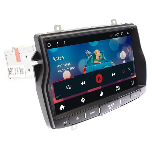 Штатная магнитола Wide Media WM-CF3087NB для Lada Vesta 2015-2022 Android 7.1.2