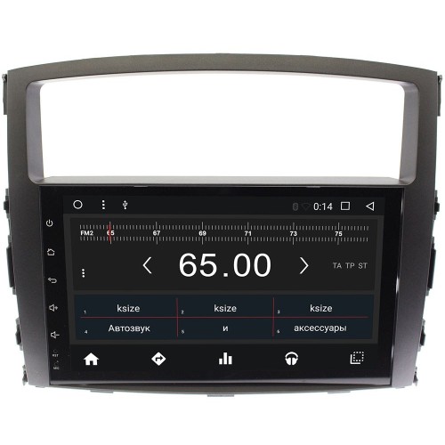 Штатная магнитола Wide Media WM-CF3046NC для Mitsubishi Pajero IV 2006-2017 Android 7
