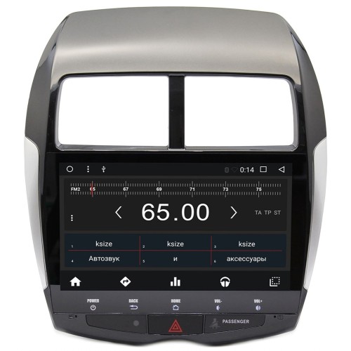 Штатная магнитола Wide Media WM-CF3044NC для Mitsubishi ASX I 2010-2016 Android 7