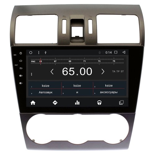 Штатная магнитола Wide Media WM-CF3025NC для Subaru XV, Impreza 2012 +, Forester 2013+ Android 7