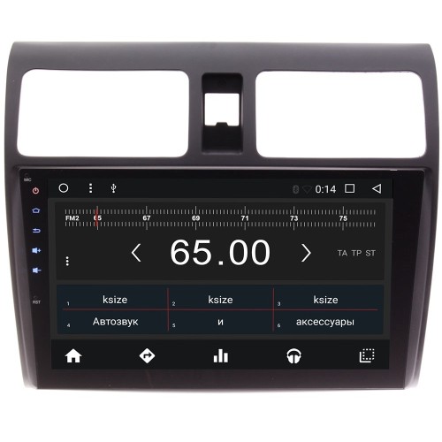 Штатная магнитола Wide Media WM-CF3039NC для Suzuki Swift III 2004-2010 Android 7