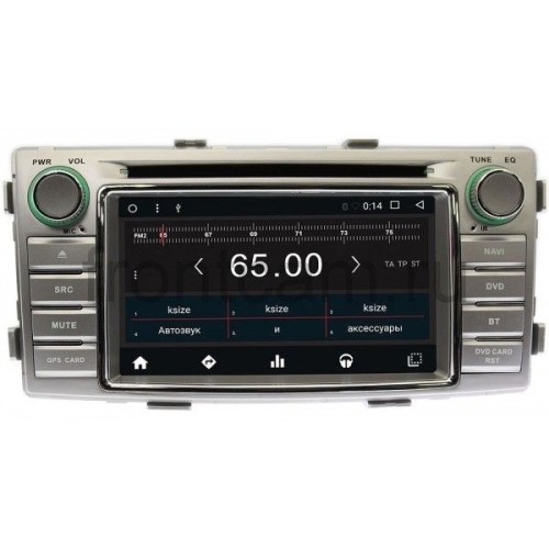 Штатная магнитола Wide Media WM-KR6216MB для Toyota Hilux VII 2011-2017 Android 6.0.1