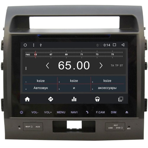 Штатная магнитола Wide Media WM-KR9006MA для Toyota Land Cruiser 200 2007-2015 Android 6.0.1