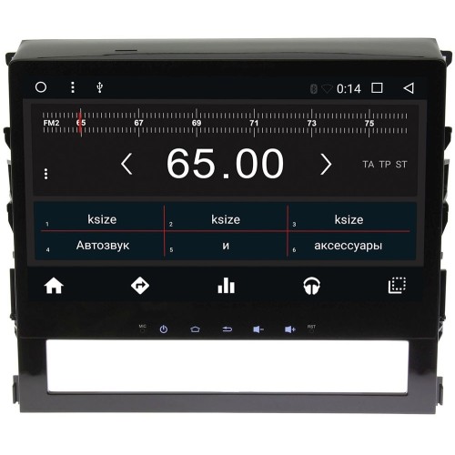 Штатная магнитола Wide Media WM-KR1050MB для Toyota Land Cruiser 200 2015-2021 Android 6.0.1