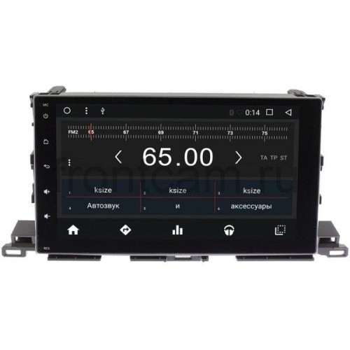 Штатная магнитола Wide Media WM-CF3003NC для Toyota Highlander 2014+ Android 7