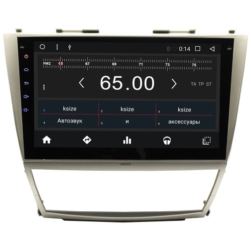 Штатная магнитола Wide Media WM-CF3018NC для Toyota Camry 2006-2012 Android 7