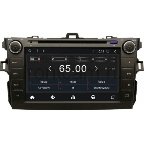 Штатная магнитола Wide Media WM-VS8A105MA для Toyota Corolla X 2006-2013 Android 6.0.1