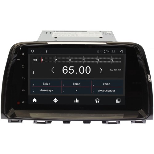 Штатная магнитола Wide Media WM-KR9016MB для Mazda 6 III 2012-2015 Android 6.0.1