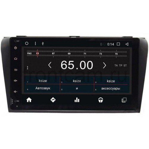 Штатная магнитола Wide Media WM-VS9A701MA для Mazda 3 (BK) 2003-2009 Android 6.0.1