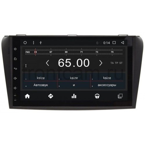 Штатная магнитола Wide Media WM-CF3034NB для Mazda 3 (BK) 2003-2009 Android 7