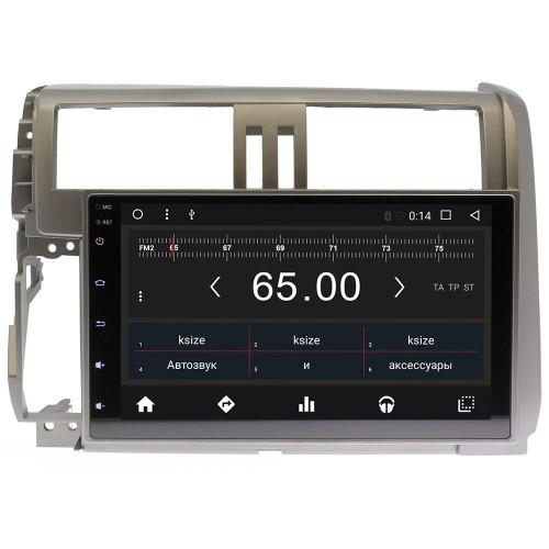 Штатная магнитола Wide Media WM-CF3010NB для Toyota Land Cruiser Prado 150 2009-2013 Android 7