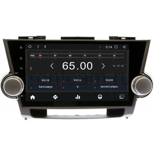 Штатная магнитола Wide Media WM-CF3011NB для Toyota Highlander 2007-2014 Android 7