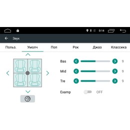 Штатная магнитола Roximo 4G RX-2019 для Hyundai Santa Fe III 2012-2019 на Android 12.0