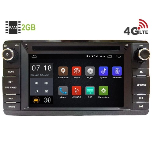Штатная магнитола LeTrun 1499 Mitsubishi Outlander III 2013-2020 / Lancer / L200 2013+ 6.0.1 6,2 дюйма (4G LTE 2GB)