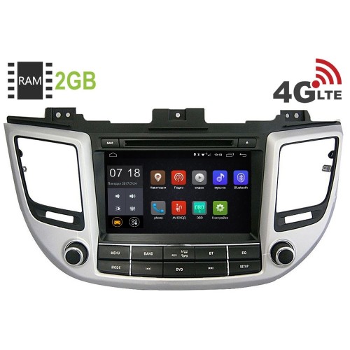 Штатная магнитола Hyundai Tucson III 2015-2017 LeTrun 1689 Android 6.0.1 7 дюймов (4G LTE 2GB)