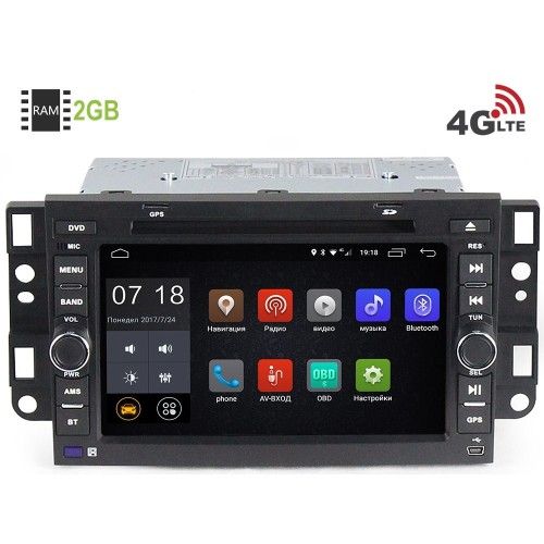 Штатная магнитола LeTrun 1945 Chevrolet Aveo I 2006-2011, Captiva I 2006-2011, Epica I 2006-2012 Android 6.0.1 (4G LTE 2GB)