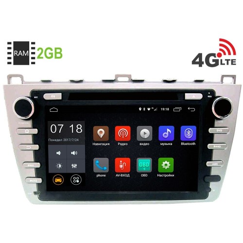 Штатная магнитола LeTrun 1977 Mazda 6 (GH) 2007-2012 Android 6.0.1 (4G LTE 2GB)