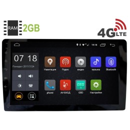 2 DIN Универсальная магнитола LeTrun 2059 Android 6.0.1 10 дюймов (4G LTE 2GB)