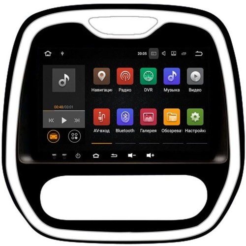 Штатная магнитола LeTrun 2039 Renault Kaptur 2016-2017 на Android 7.1.1