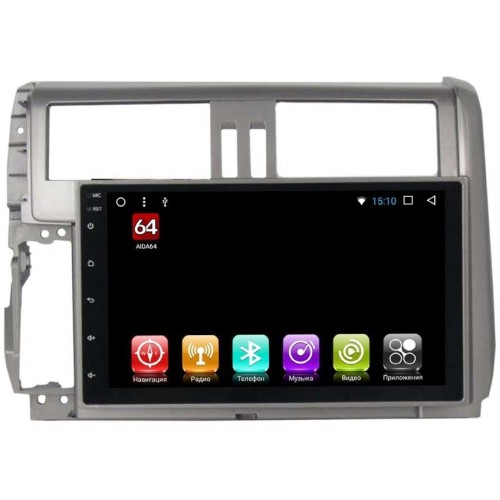 Штатная магнитола LeTrun 2111 Toyota Land Cruiser Prado 150 2009-2013 на Android 7.1.1 Allwinner T3