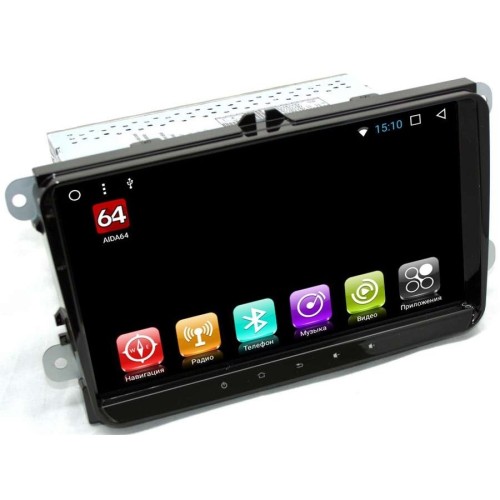 Штатная магнитола LeTrun 2129 Skoda Fabia, Superb, Rapid на Android 7.1.1 Allwinner T3
