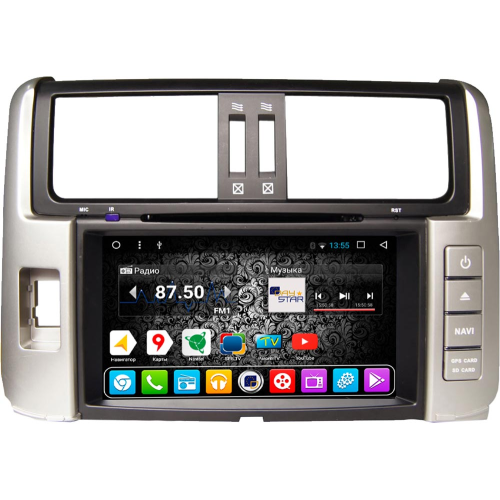 Штатная магнитола DayStar DS-7041HD для Toyota Land Cruiser Prado 150 на Android 9.0