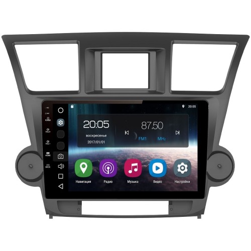 Магнитола FarCar S200 для Toyota Highlander (U40) 2007-2013 на Android 8.0 (V035R)
