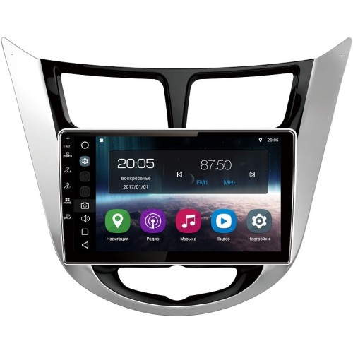 Магнитола FarCar S200 для Hyundai Solaris I 2011-2017 на Android 8.0 (V067R)