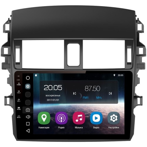 Магнитола FarCar S200 для Toyota Corolla X 2006-2013 на Android 8.0 (V063R-DSP)