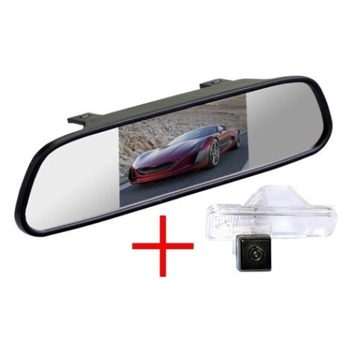 Зеркало 5 дюймов + камера cam-027 для Hyundai Santa Fe 2012+, Creta 2016+