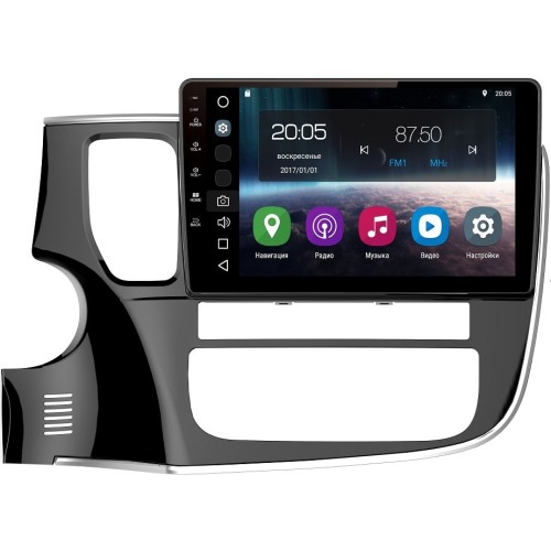 Магнитола FarCar S200 для Mitsubishi Outlander III 2013-2020 на Android 8.0 (V1006R-DSP)