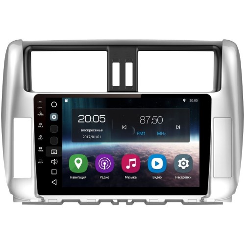Магнитола FarCar S200 для Toyota Land Cruiser Prado 150 2009-2013 на Android 8.0 (V065R-DSP)