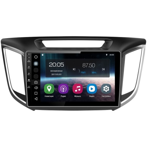 Магнитола FarCar S200 для Hyundai Creta 2016-2017 на Android 8.0 (V407R)