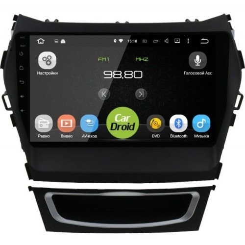 Штатная магнитола Roximo CarDroid RD-2019F для Hyundai Santa Fe III 2012-2019 (Android 10.0) DSP