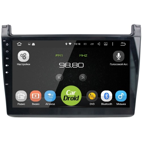 Штатная магнитола Roximo CarDroid RD-3707F Volkswagen Polo 5 2009-2016 (Android 10.0) DSP